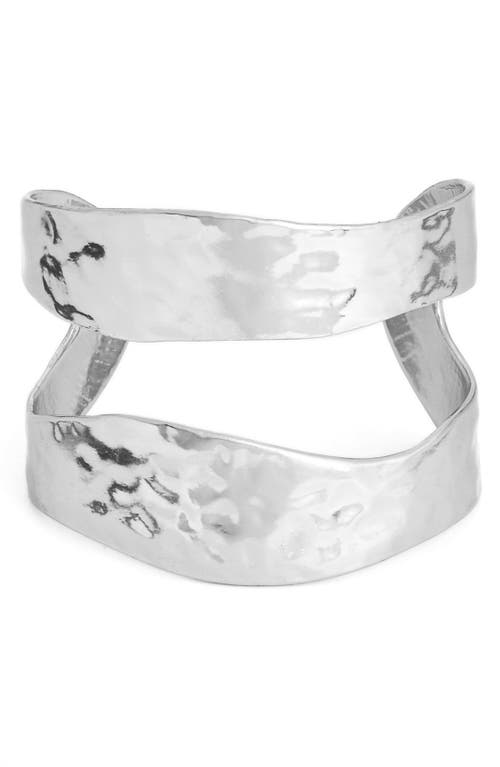 Karine Sultan Split Cuff in Silver 