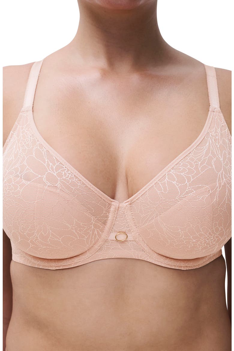 Belle Seamless Underwire Bra, Alternate, color, ROSE