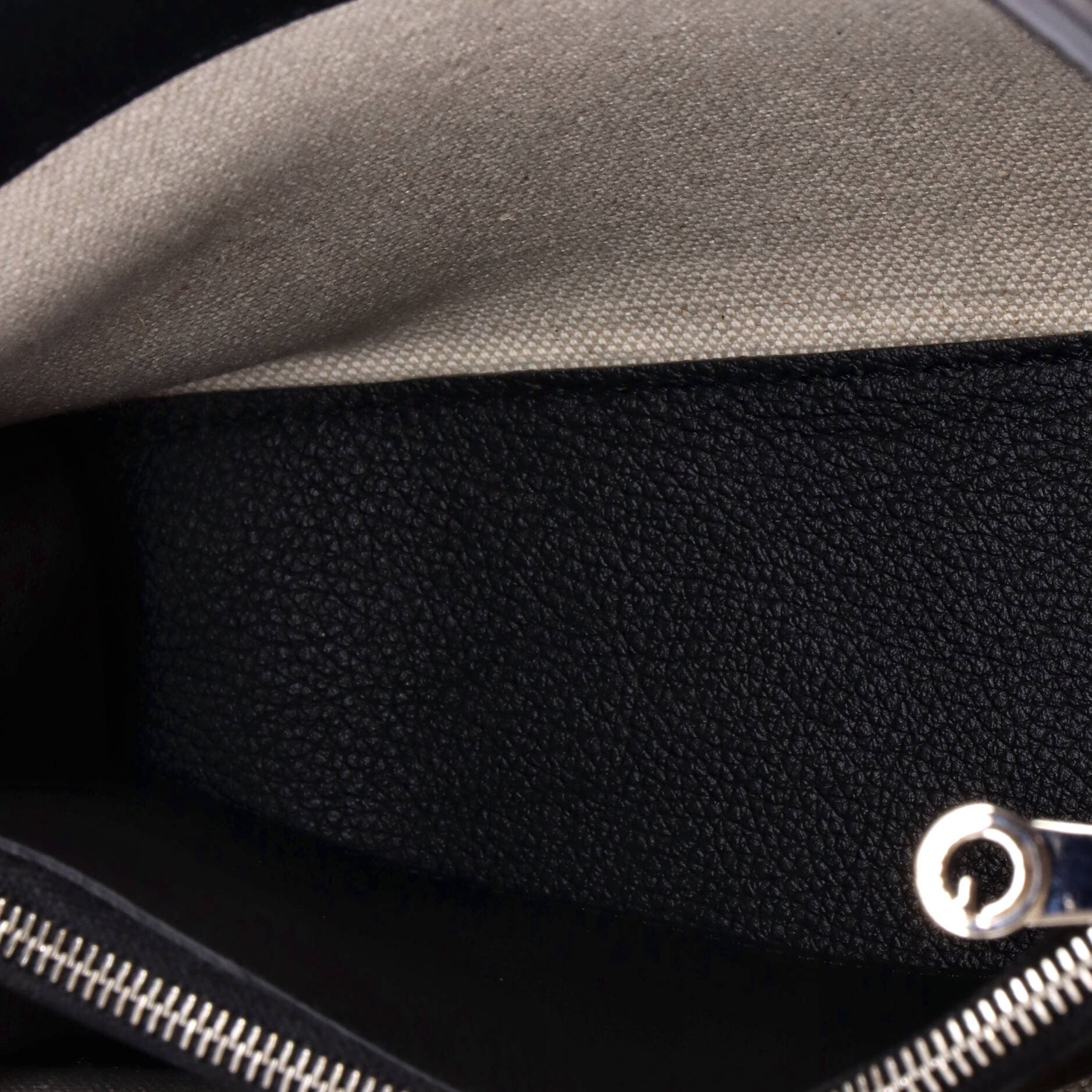 Structured Rouette Chain Shoulder Bag Coated Canvas Mini, Alternate, color, Black