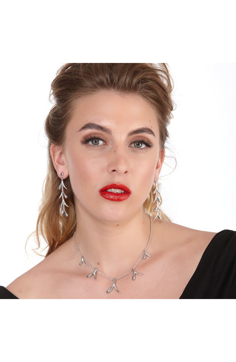 Lucy Quartermaine Sycamore Station Necklace, Alternate, color, Sterling Silver