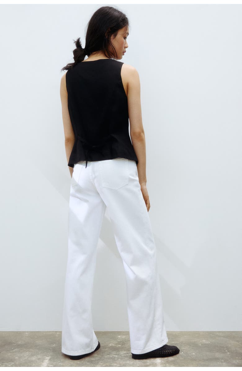 H&M Wide Ultra High Jeans, Alternate, color, 