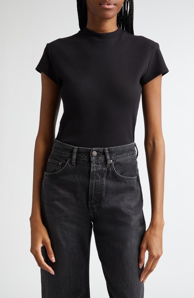 K.NGSLEY Sam Stretch Cotton Rib T-Shirt, Main, color, 