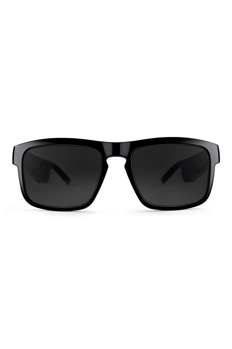 Frames Tenor 55mm Audio Sunglasses, Alternate, color, BLACK