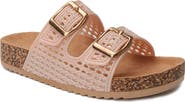 YOKI Kids' Woven Slide Sandal