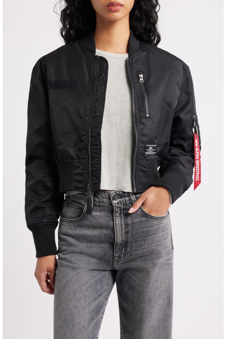 L-2B Gen Crop Flight Jacket (Women) | Nordstrom