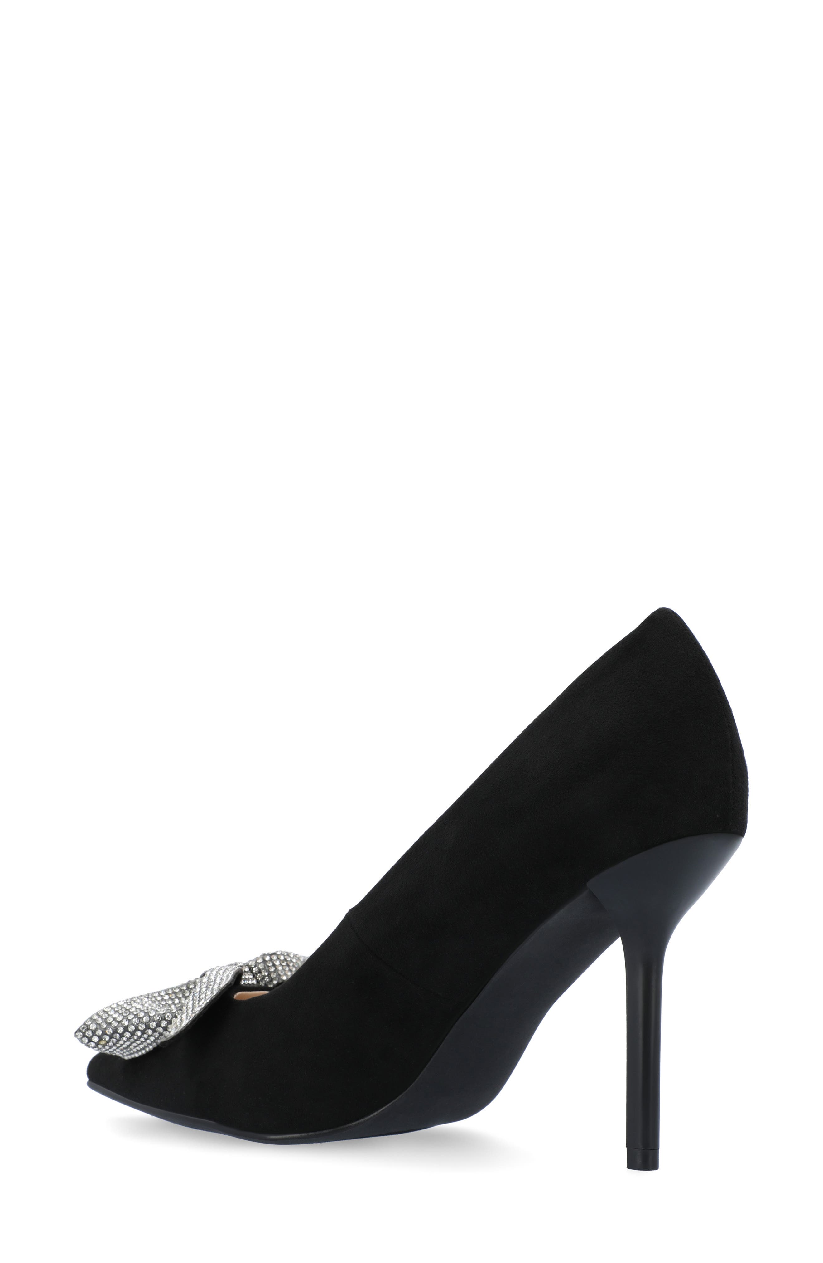 Journee Collection Marcie Bow Pump, Alternate, color, 