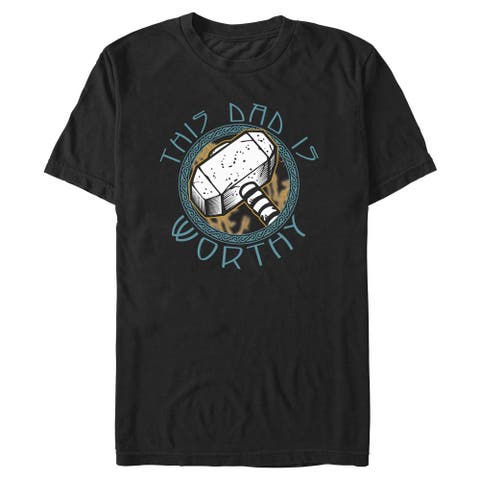 Men's Marvel This Dad Is Worthy  Graphic T-Shirt