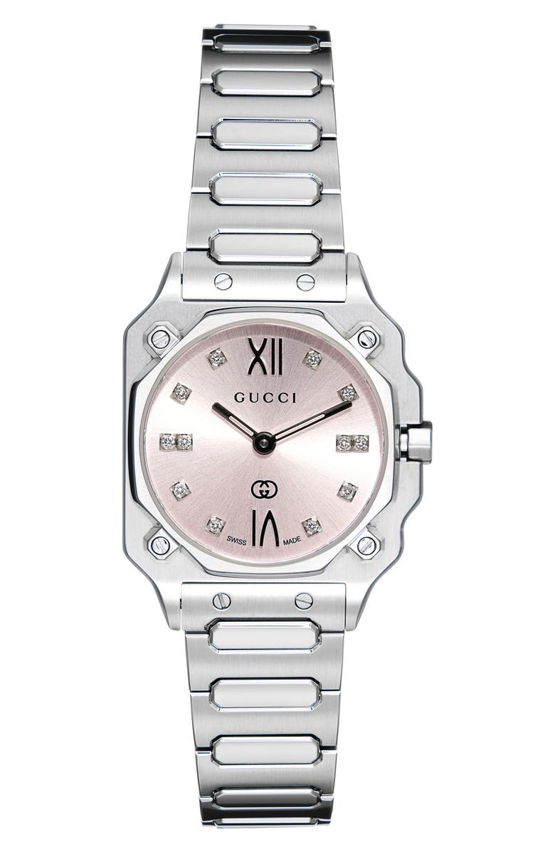 Gucci G-Flat XL Bracelet Watch, 24mm, Main, color,