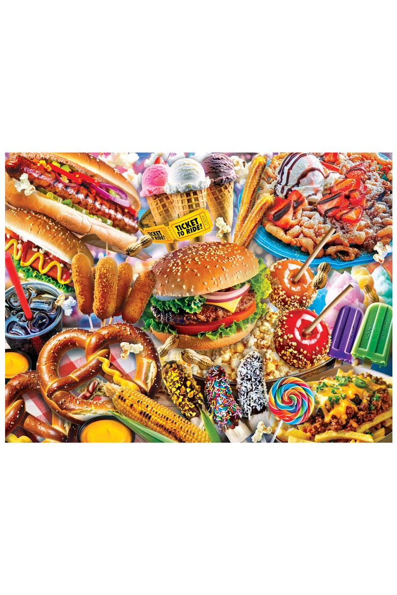 Fair Fare 300 Piece Jigsaw Puzzle, Alternate, color, Multicolor