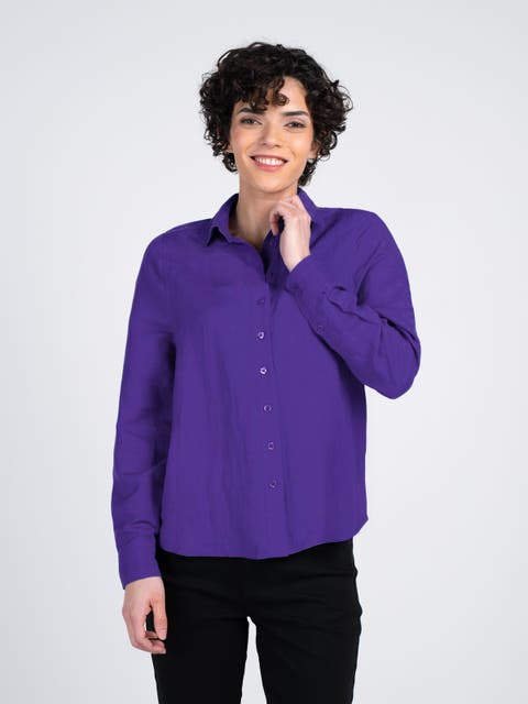 Women's Purple Blouses