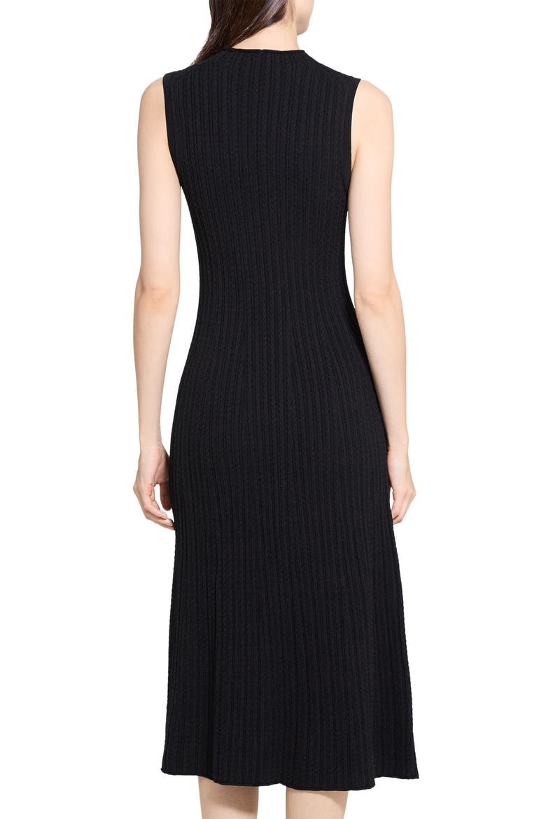 fitted sleeveless sweater midi shift dress for women Sleeveless Belted Midi Sweater Dress