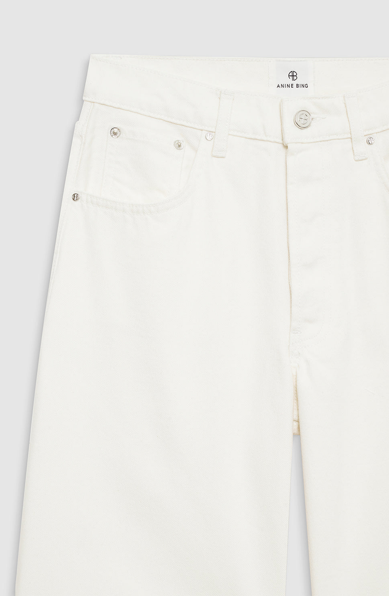 ANINE BING Manon Jean, Alternate, color, Ecru