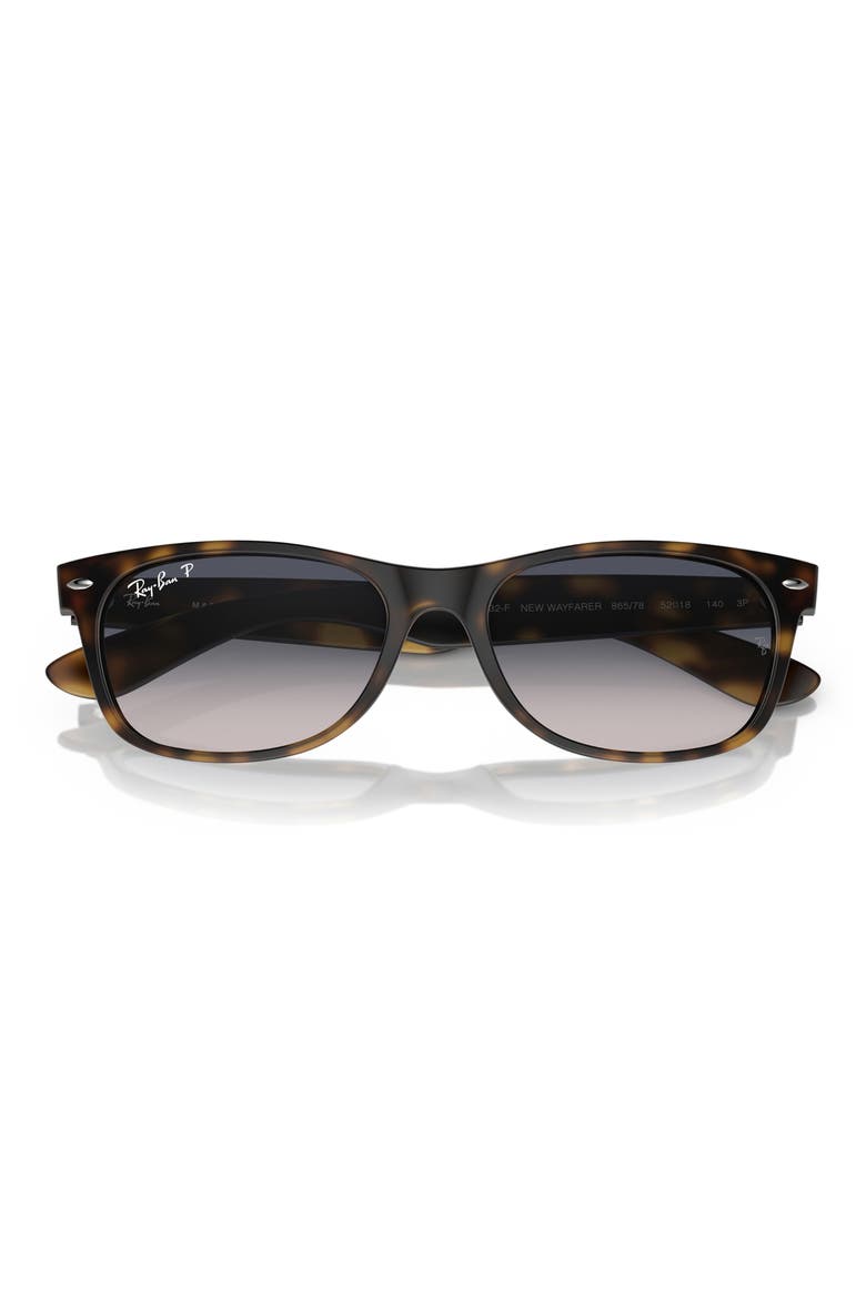 55mm Square Sunglasses, Alternate, color, BLUE HAVANA