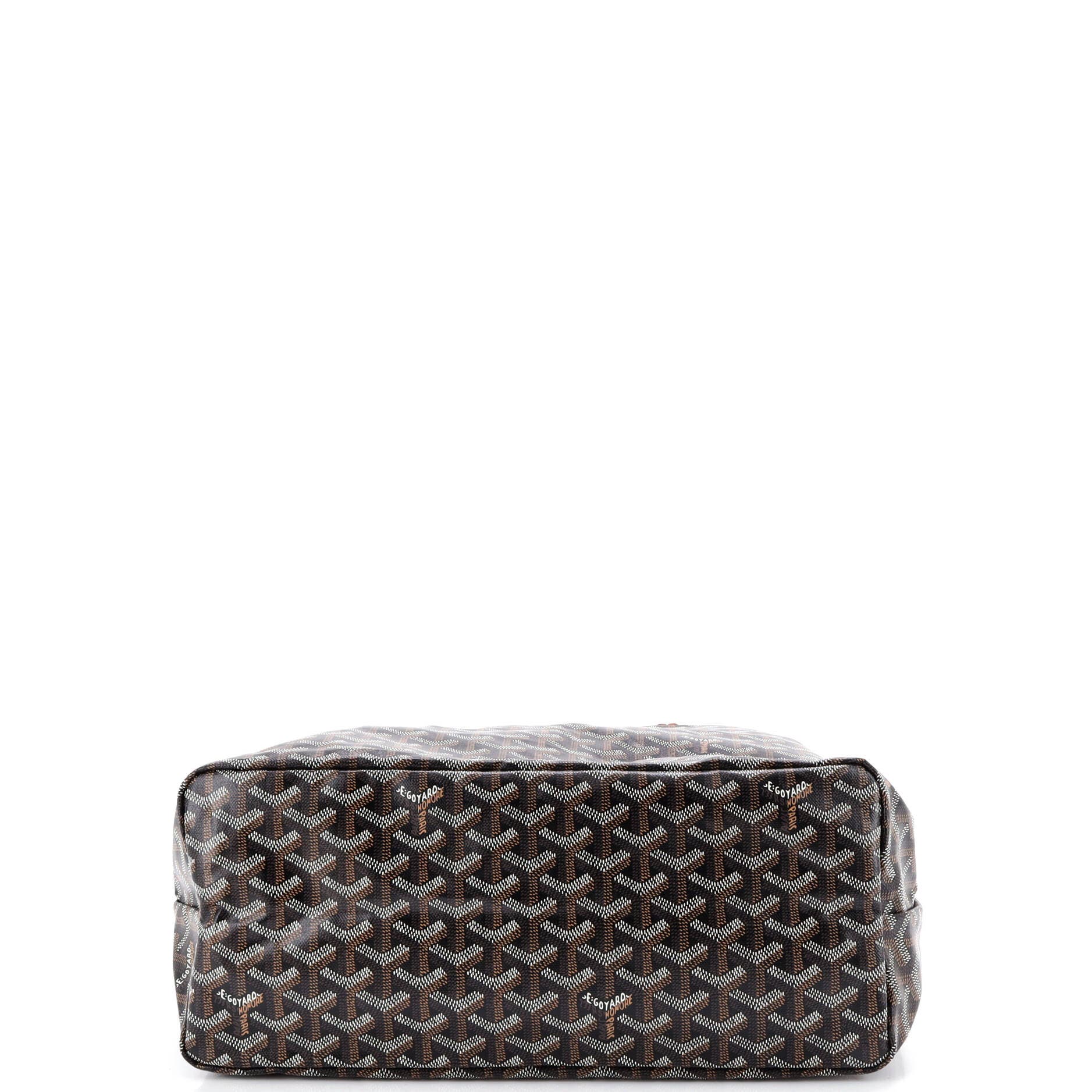 Pre-Owned Goyard Saint Louis Tote Coated Canvas PM, Alternate, color, Black