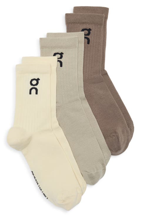 Logo Organic Cotton Crew Socks