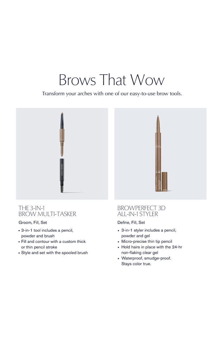 Estée Lauder The Brow Multitasker 3-in-1 Brow Pencil Tool, Alternate, color, Black