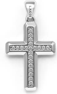 LAGOS Men's Anthem Diamond Cross Pendant