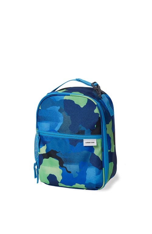 Lands' End Kids Insulated Soft Sided Lunch Box In Multi