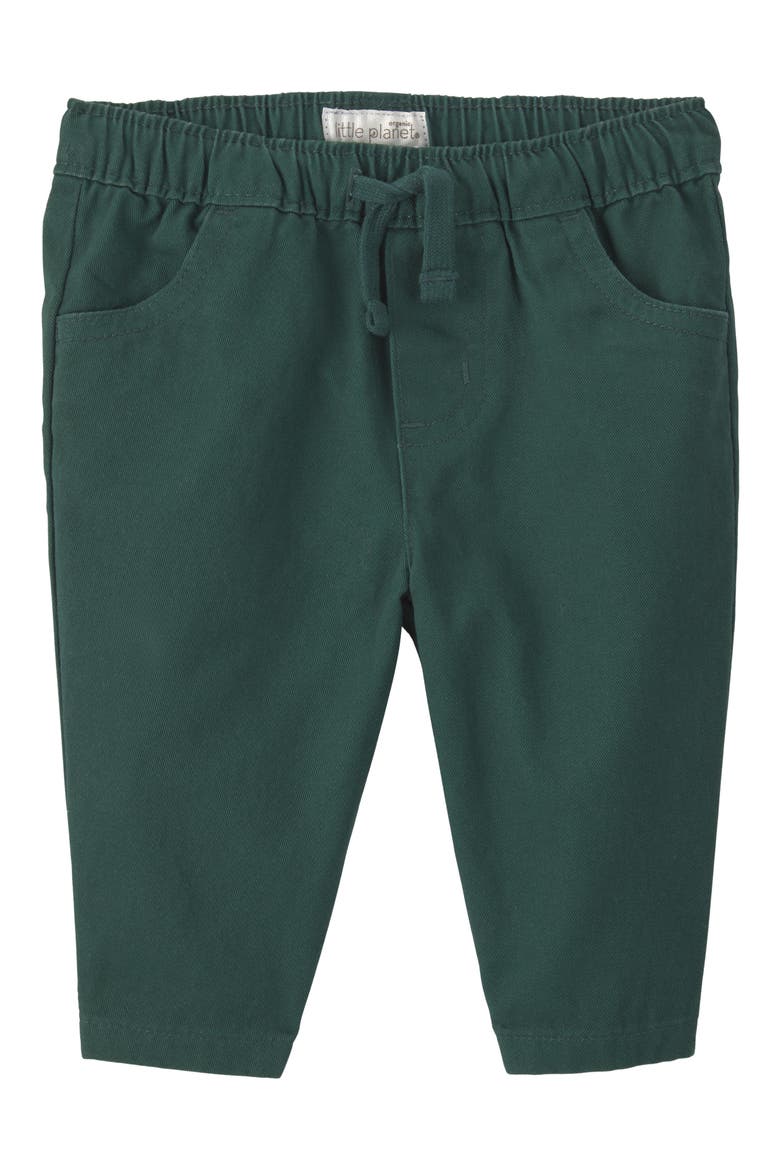 Kids' Organic Cotton Twill Pants, Main, color, GREEN
