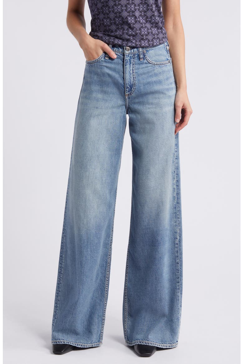 Sofie Featherweight High Waist Wide Leg Jeans, Main, color, BEVERLY