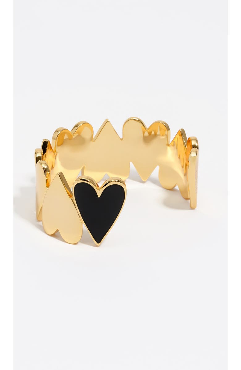 Bimba y Lola Hearts Rigid Bracelet, Alternate, color, Gold