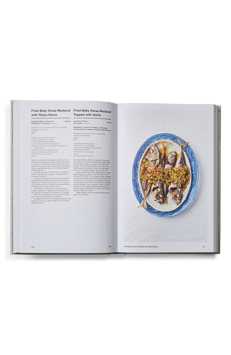 Phaidon Press 'Portugal: The Cookbook' Cookbook, Alternate, color, Off White/ Blue