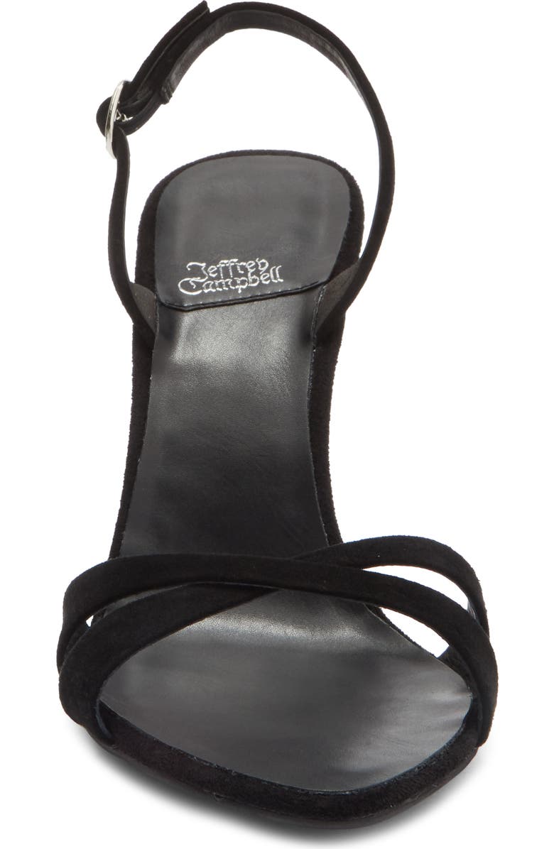 Jeffrey Campbell Marielle Slingback Sandal, Alternate, color, Black Suede