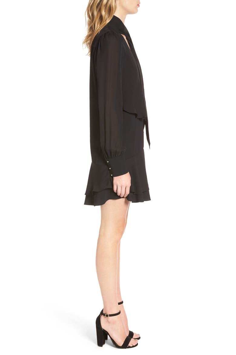 Kenji Shirtdress, Alternate, color, BLACK