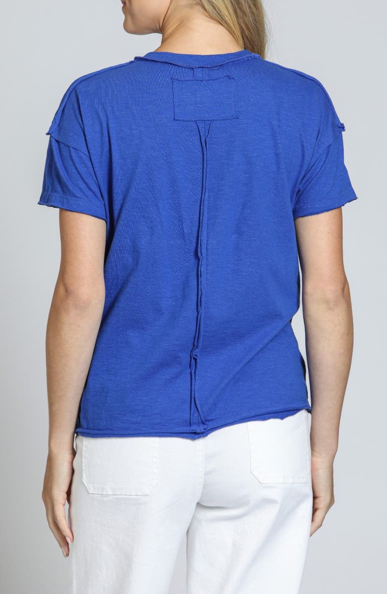 APNY Boyfriend Cotton T-shirt, Alternate, color, Dazzling Blue