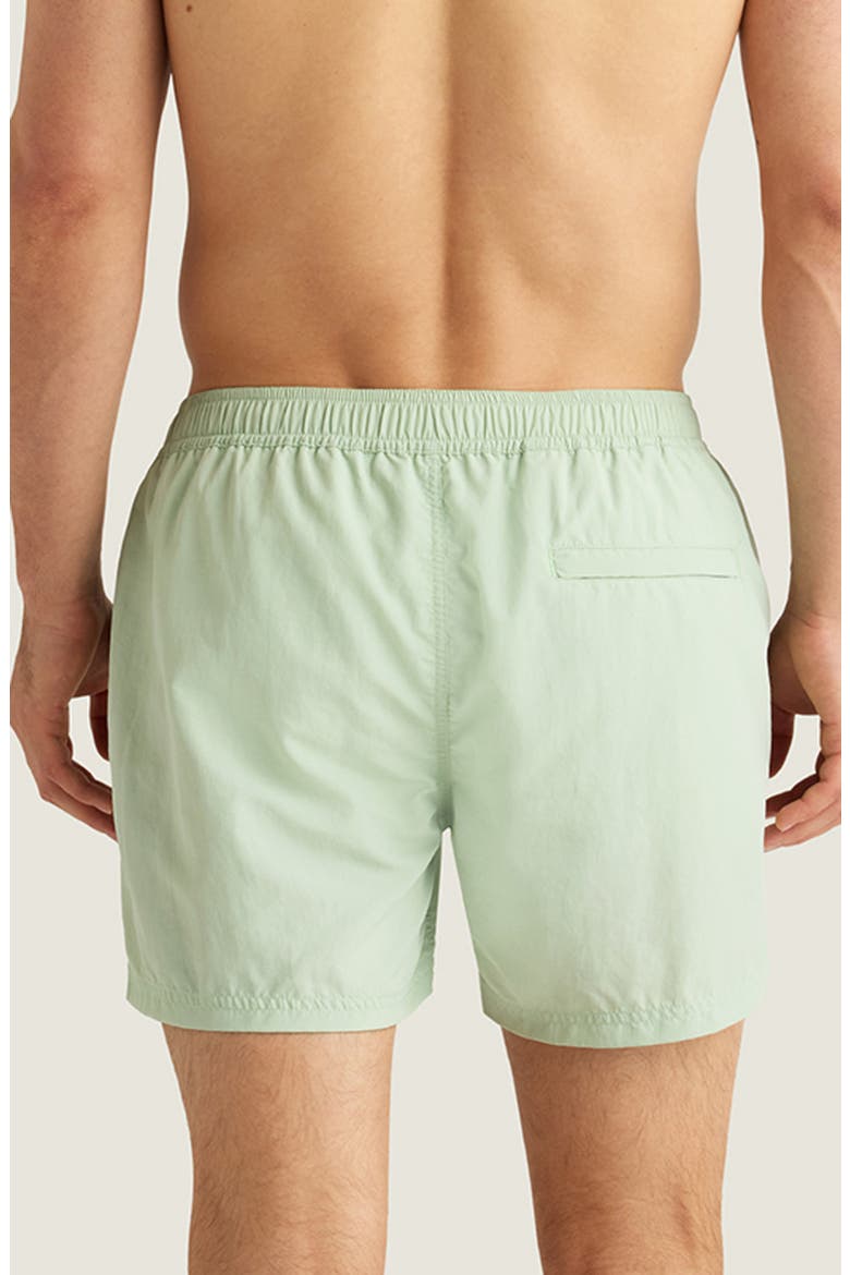 Sebastian Solid 4-Inch Nylon Swim Trunks, Alternate, color, OVERCAST