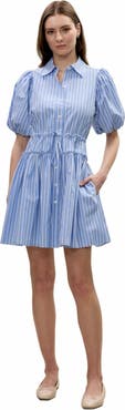 Rebecca Taylor Priya Poplin Shirt Dress
