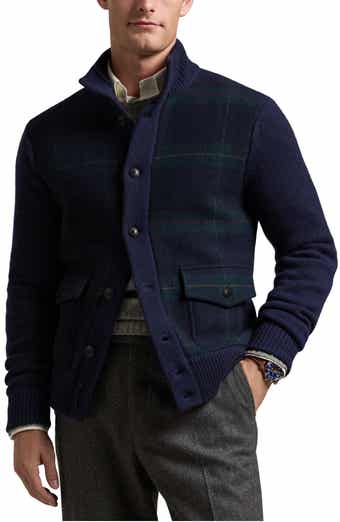 Polo Ralph Lauren Plaid Merino Wool Cardigan