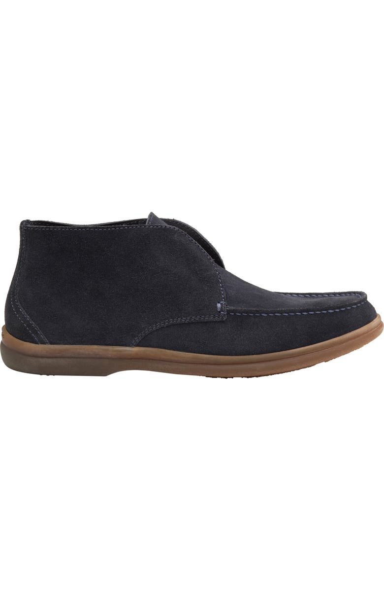 JOHNSTON & MURPHY COLLECTION Marlow Laceless Chukka Boot, Alternate, color, Navy English Suede