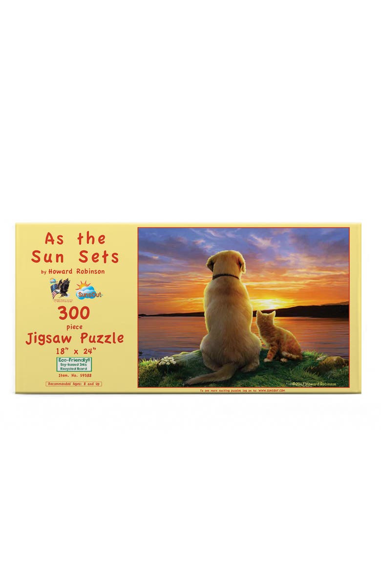As the Sun Sets 300 piece Jigsaw Puzzle for Adults, Alternate, color, Multicolor