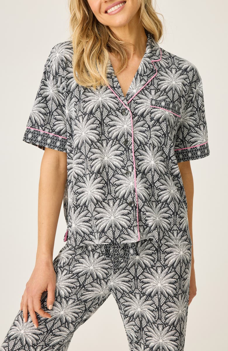PJ Salvage Shady Beach Pajama Shirt, Main, color, 