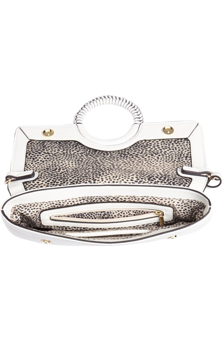 Sole Society Faux Leather Clutch, Alternate, color,