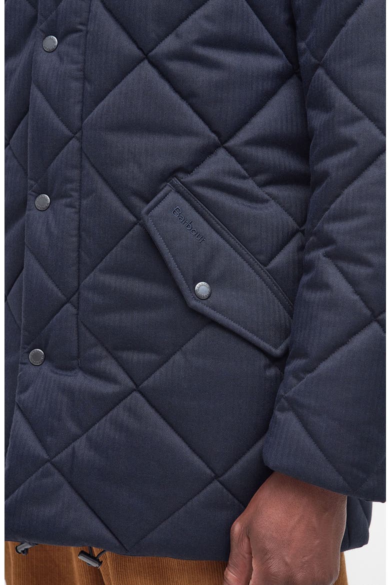 Stanford Chelsea Quilted Jacket, Alternate, color, DARK NAVY