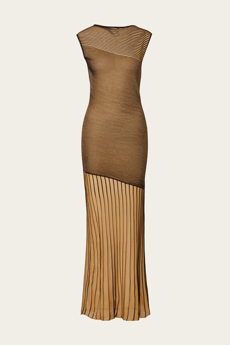 Patricia Short Sleeve Knitted Maxi Dress, Alternate, color, Multi