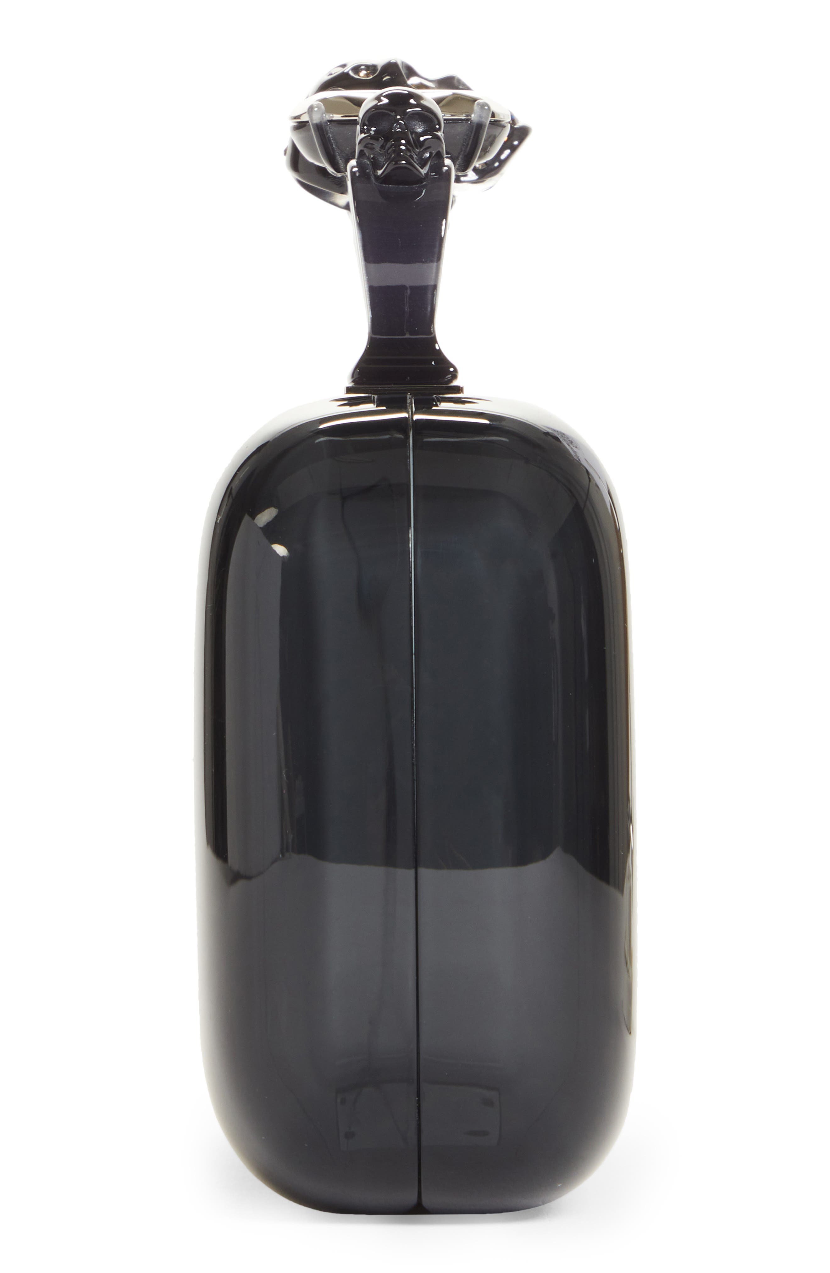 McQueen Alexander McQueen Four-Ring Clear Box Clutch, Alternate, color, 