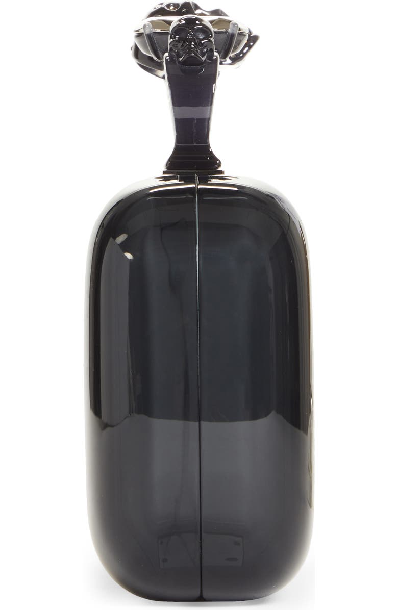 McQueen Alexander McQueen Four-Ring Clear Box Clutch, Alternate, color,