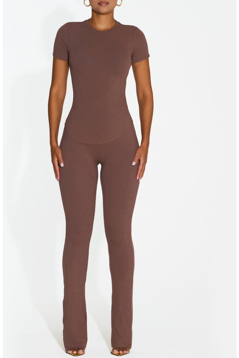 The Rib T-Shirt, Alternate, color, TAUPE