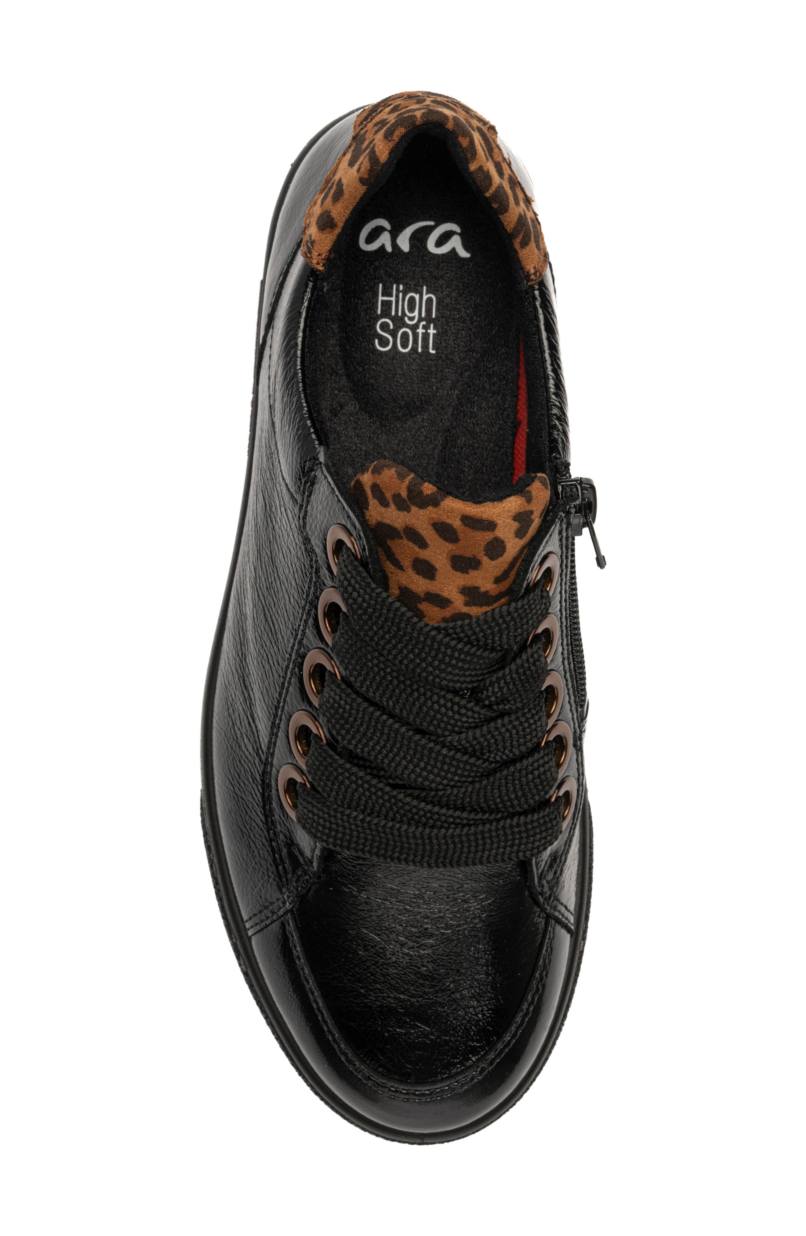 Flora Sneaker, Alternate, color, BLACK 1