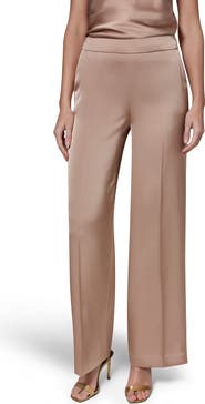 Donna Karan New York Flat Front Straight Leg Pants