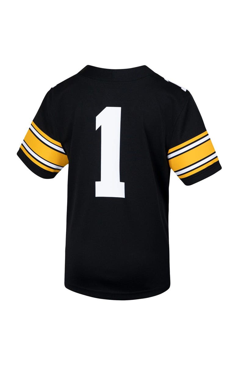 Nike Youth Nike #1 Black Iowa Hawkeyes Untouchable Football Jersey, Alternate, color,