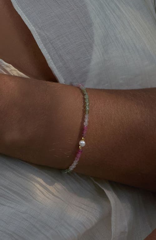 Satya Jewelry Sacred Wisdom Tourmaline Bracelet In Multi