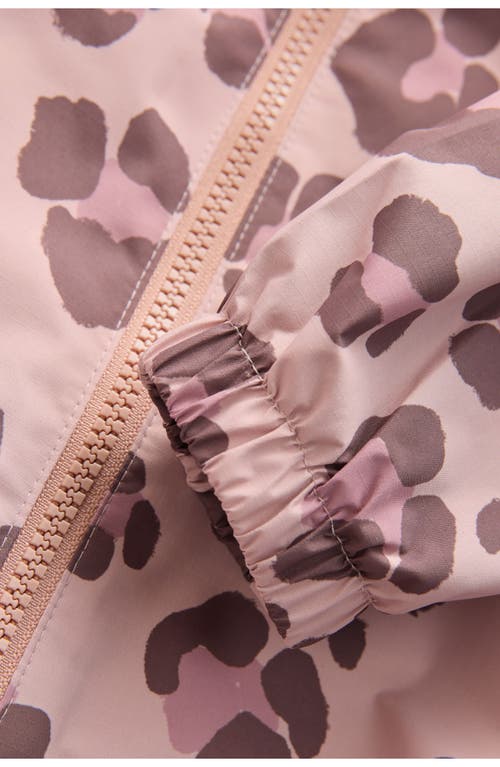 Next Kids' Animal Print Waterproof Puddle Suit In Pink
