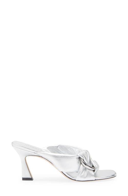 Shop Stuart Weitzman Cece Slide Sandal In Silver