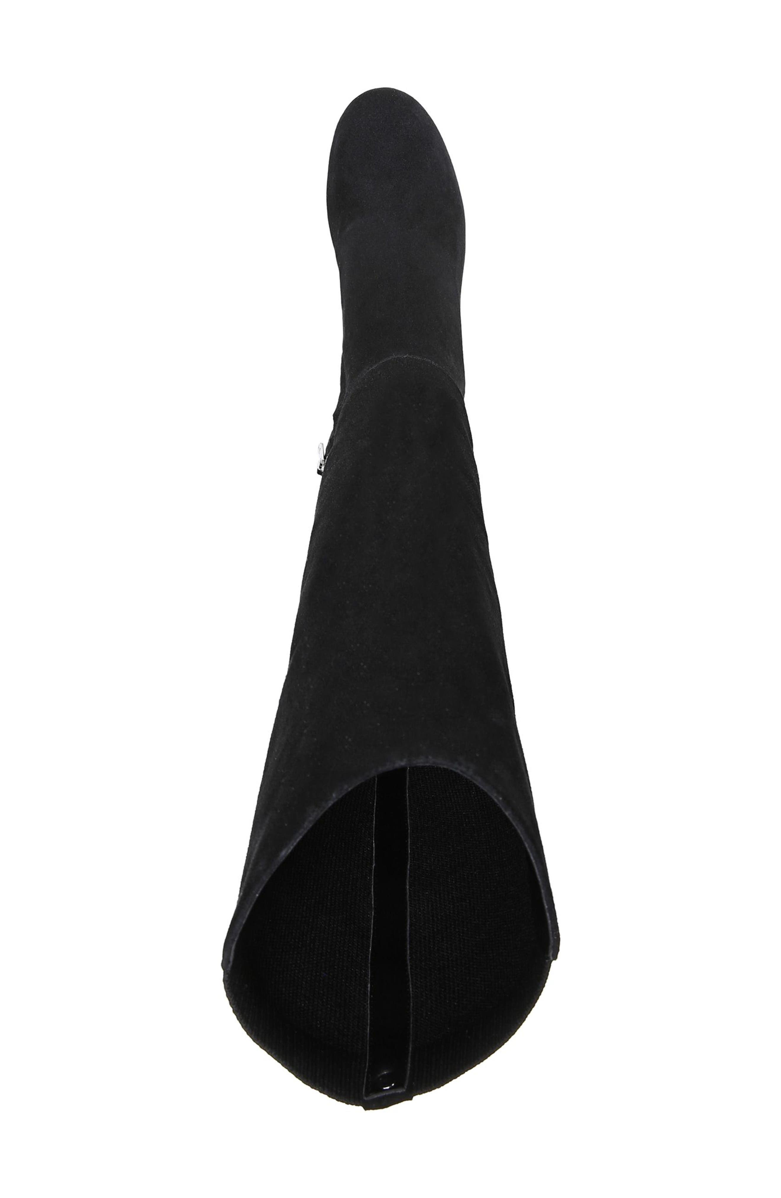 Valda Knee High Boot, Alternate, color, BLACK SUEDE