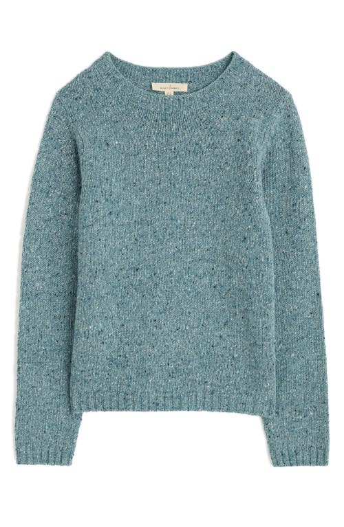 Seasalt Cornwall Dawson Pick Merino Wool Blend Crewneck Sweater In Green