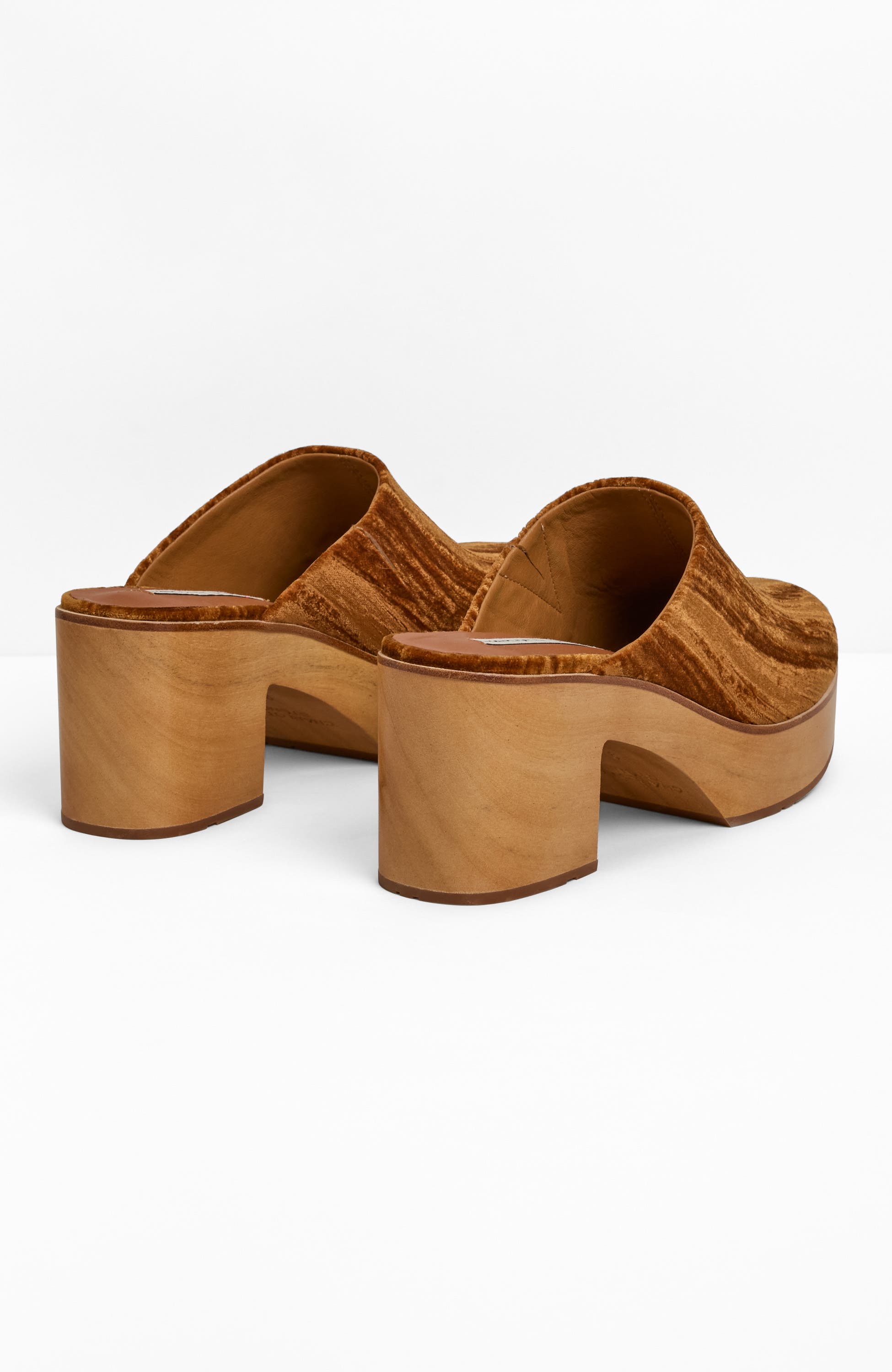 Curran Platform Clog, Alternate, color, Toffee